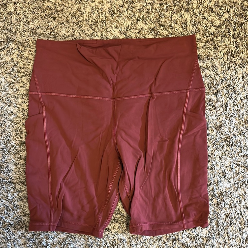 Women's Burgundy Shorts